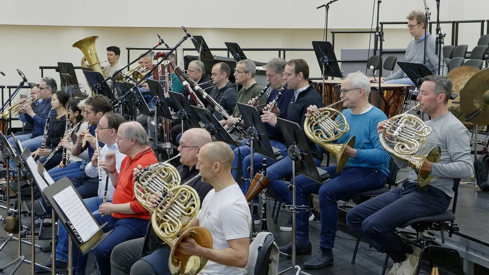 Orchesterprobe im Bereich Musik und Kultur