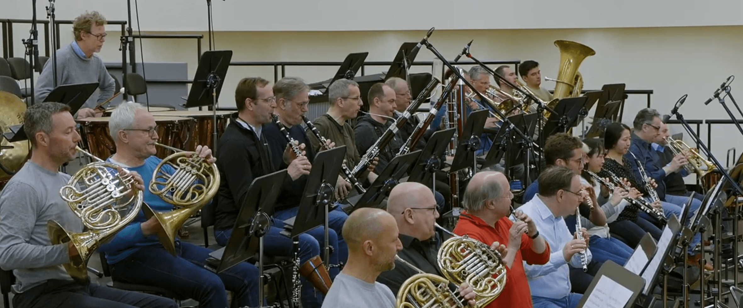 Orchesterprobe im Bereich Musik und Kultur